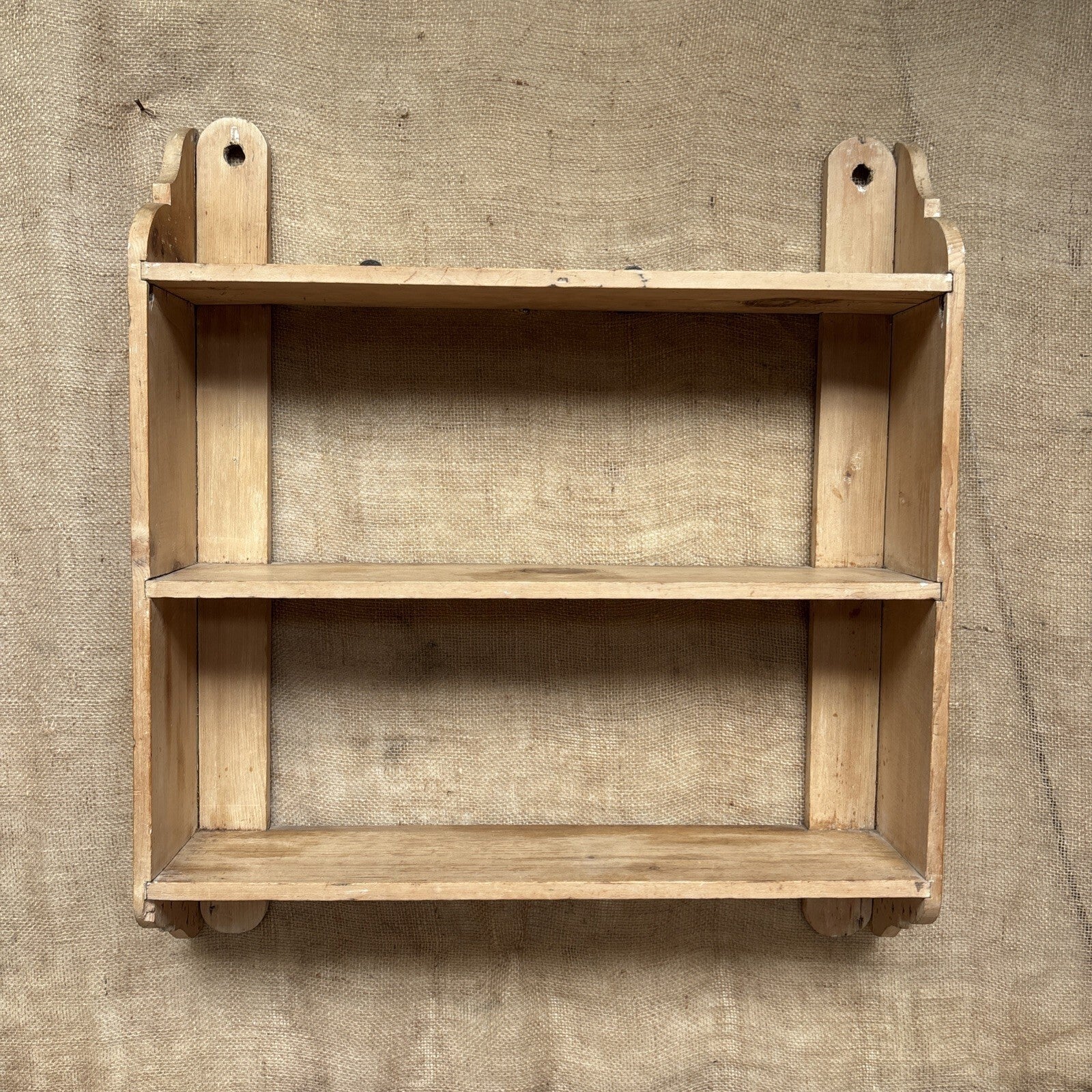 Pine Wall Hanging Shelves 3 Tier Farmhouse - Cottage - Antique- Vintage