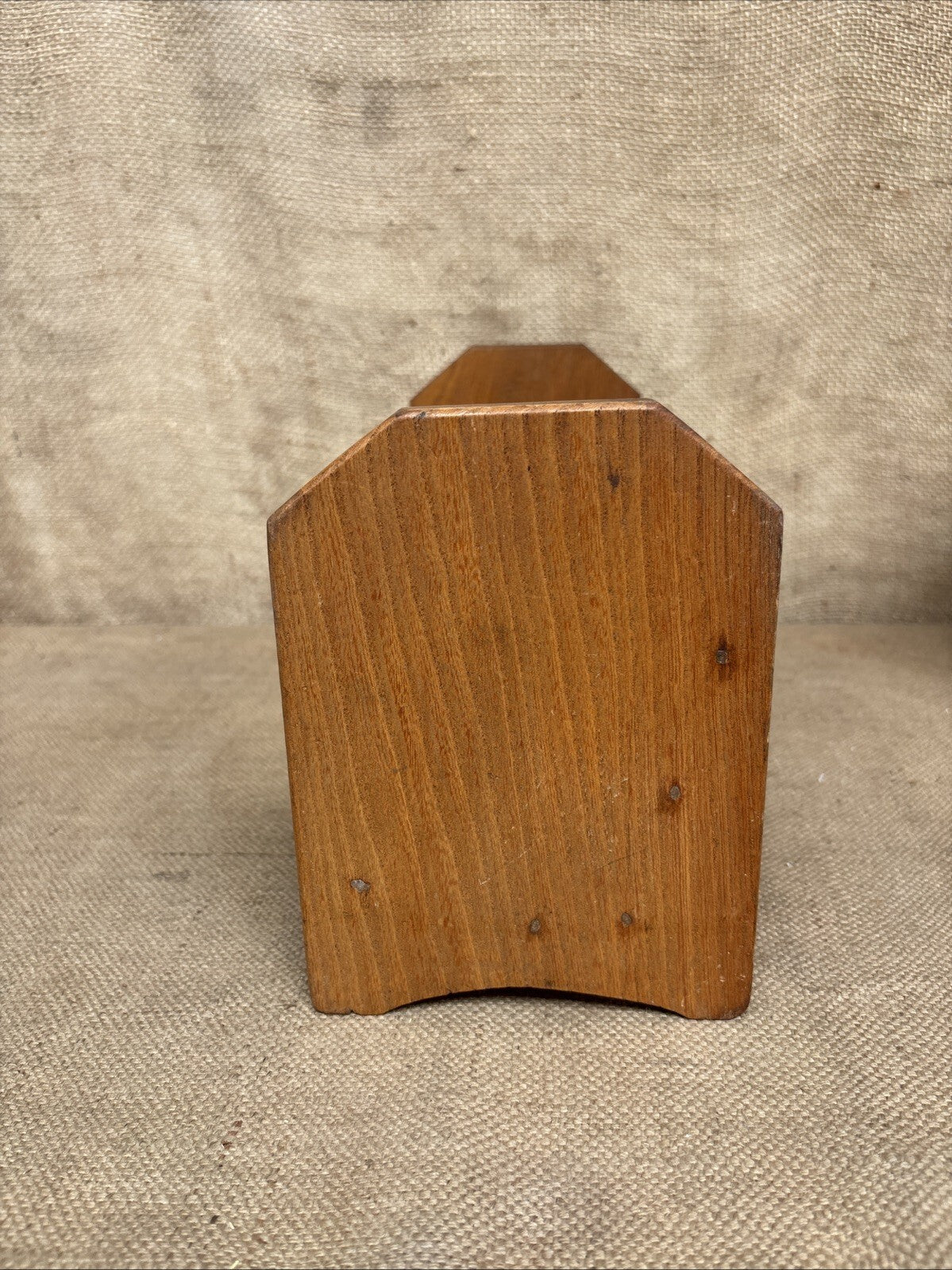 Vintage Book Trough / Shelf / Rack / Rest / Elm - Farmhouse Cottage