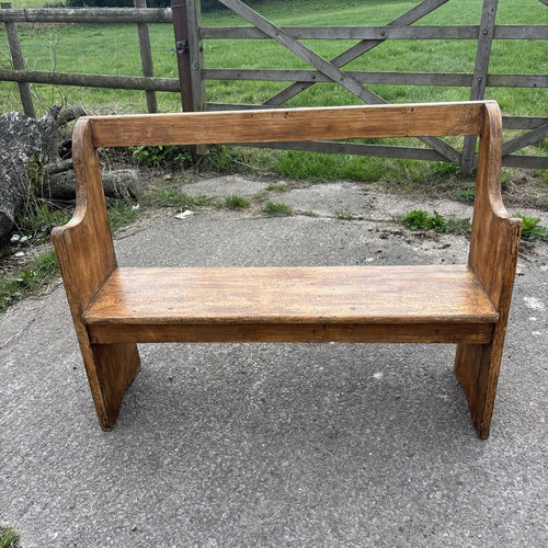 Antique Pine Pew / Bench / Farmhouse / Cottage / Boot Room / 4ft