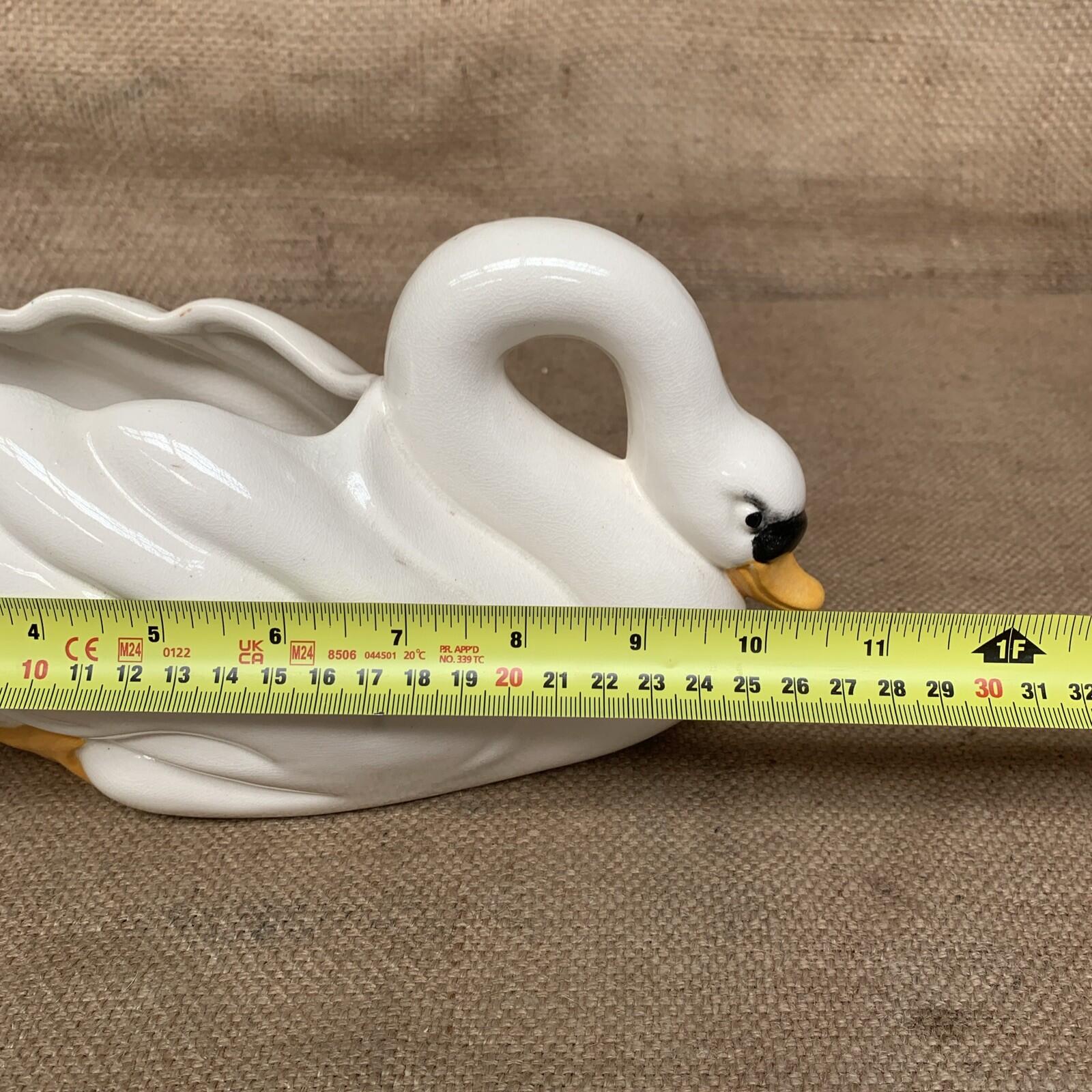 Vintage Swan Planter Govancroft Scotland - Cottagecore - Cottage