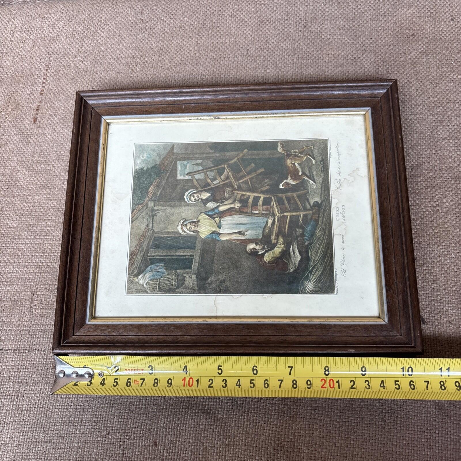 Cries Of London Print - Framed Picture - Old Chairs To Mend - Francis Wheatley