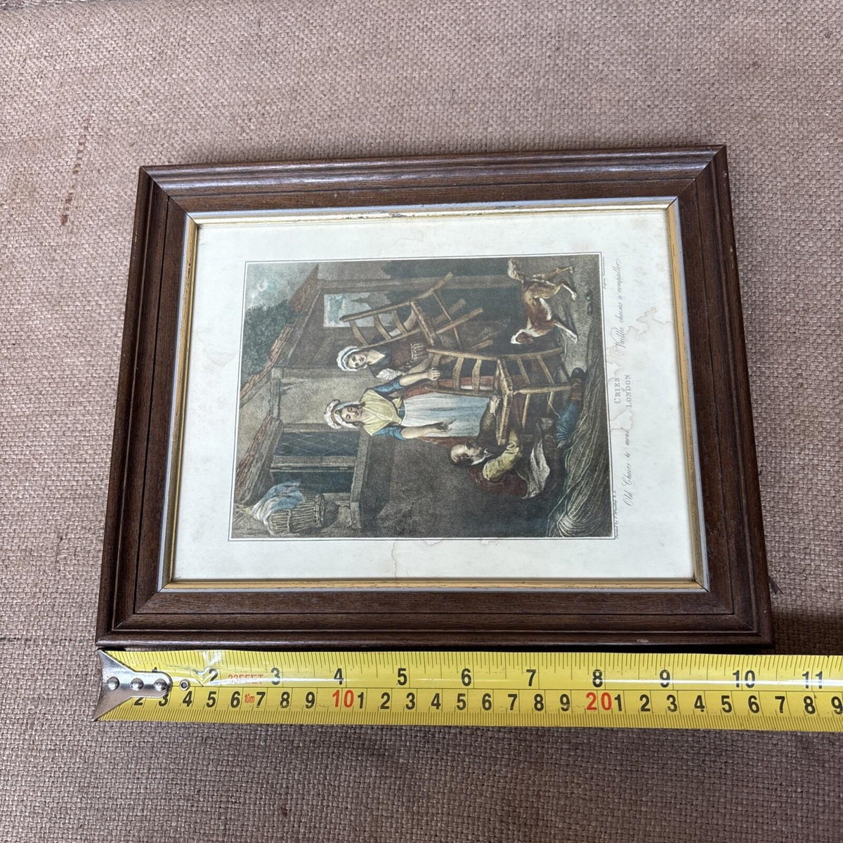 Cries Of London Print - Framed Picture - Old Chairs To Mend - Francis Wheatley