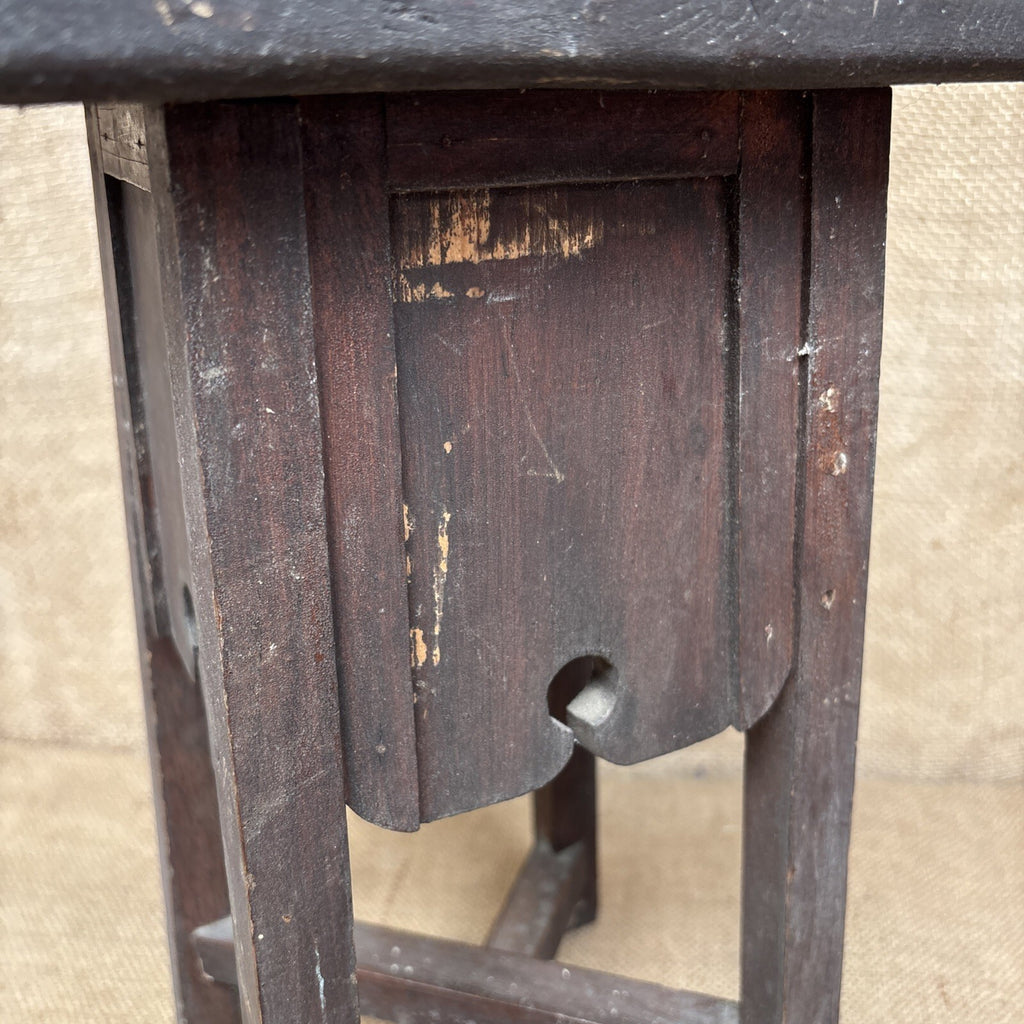 Arts And Crafts - Rustic Country -  Small Table - Gothic - Church - Antique