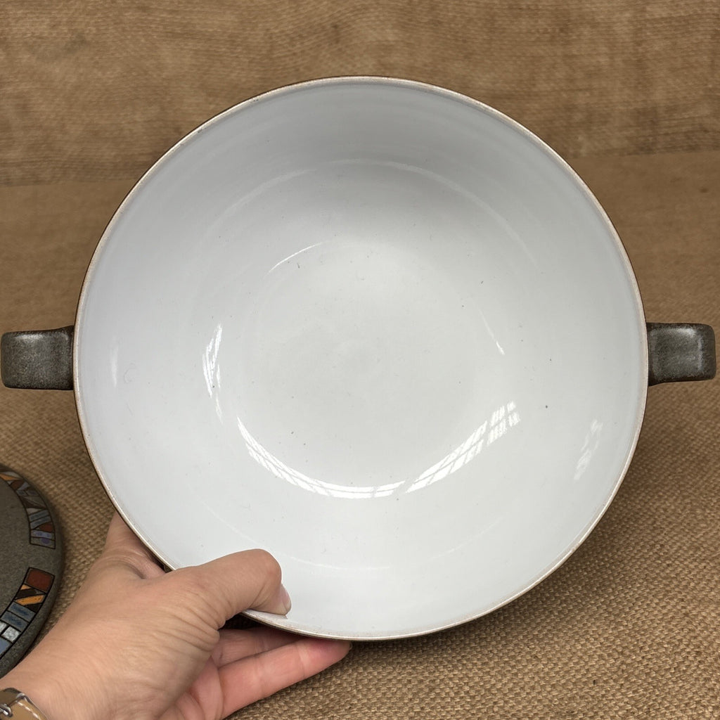 Denby Marrakesh Round Casserole Dish With Lid & Handles